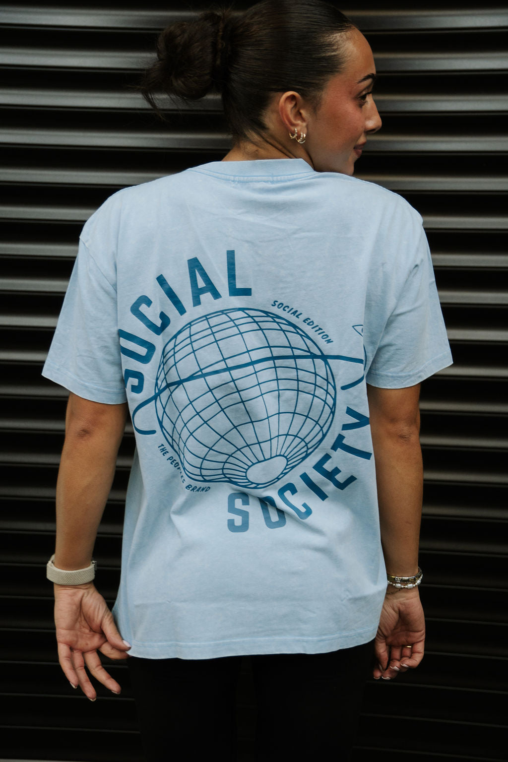 Oversized T-shirt - Blue