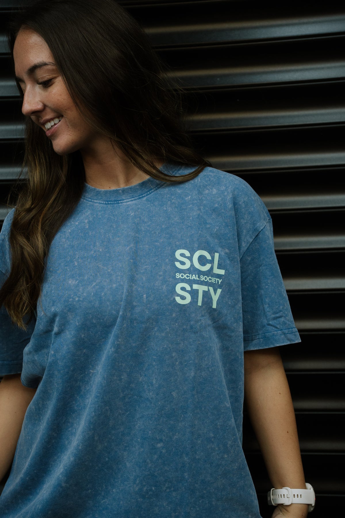 Oversized T-shirt - Dark blue