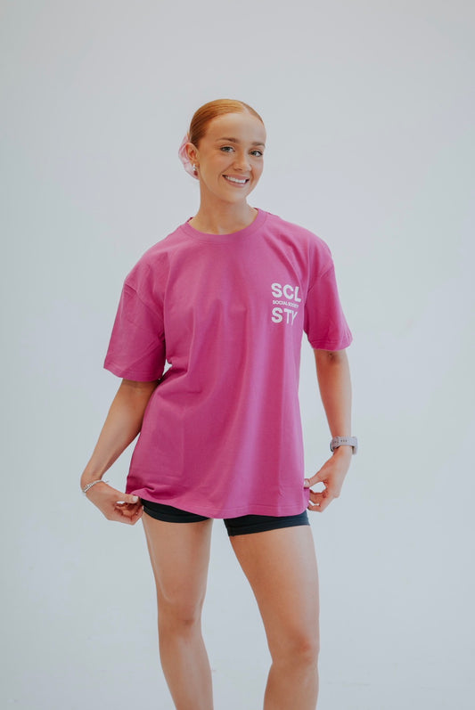 Oversized T-shirt - Pink