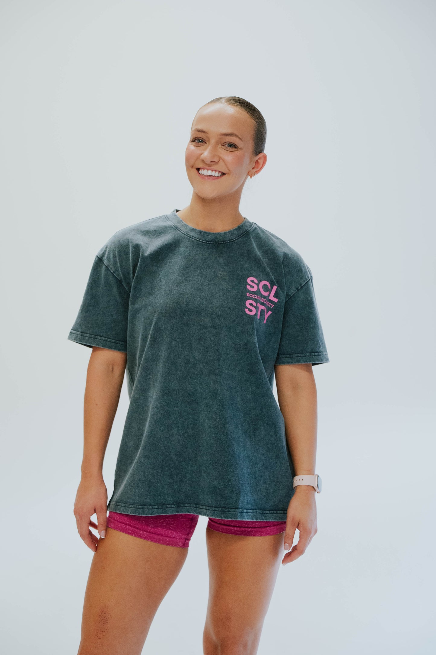 Stonewash T-shirt - Navy