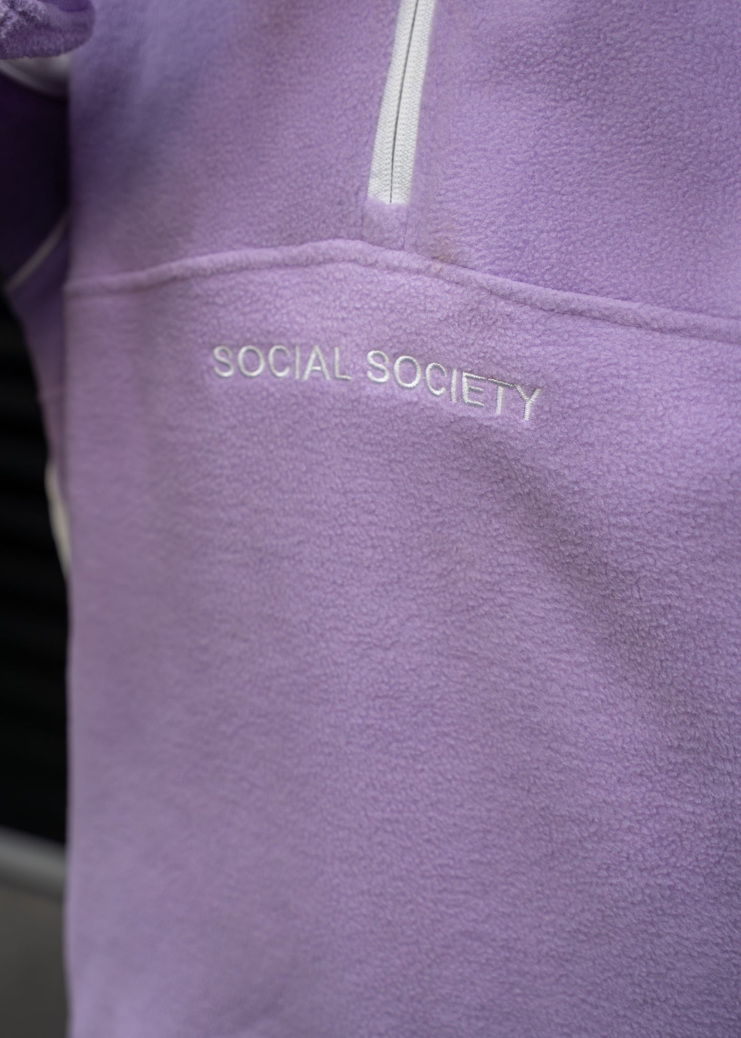 1/4 Zip Fleece - Violet