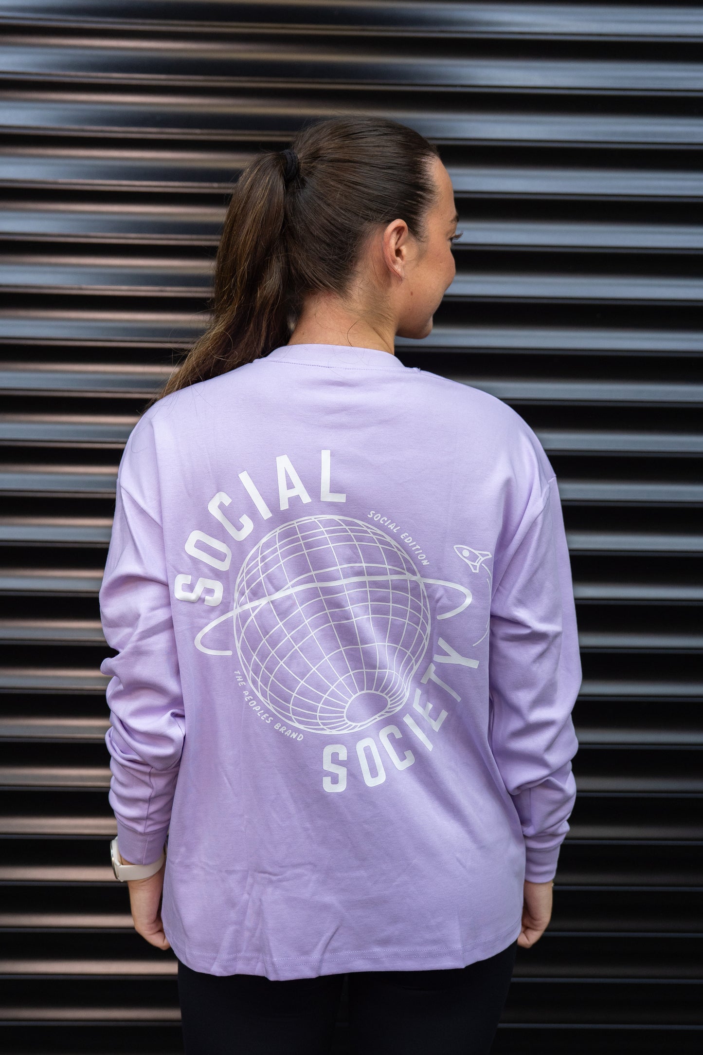 Long sleeve T-shirt - Violet